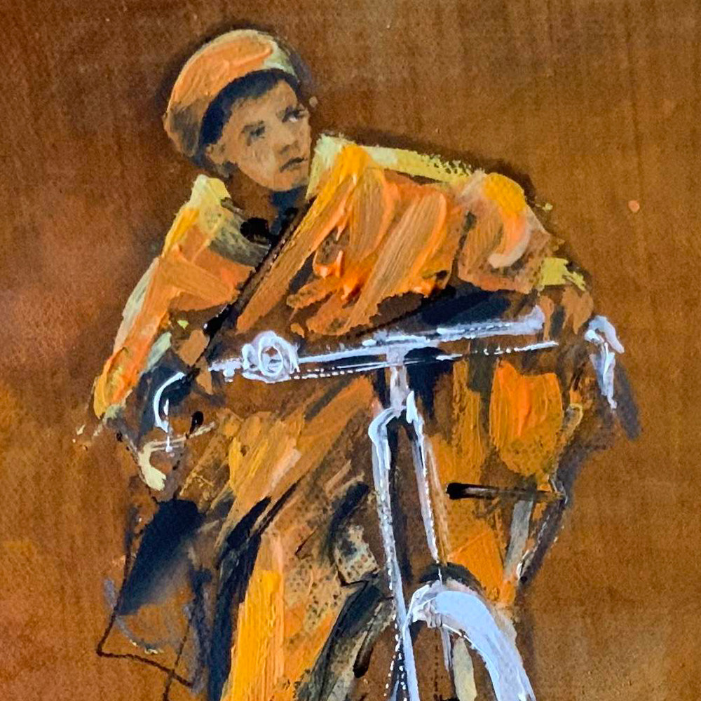 Kleiner Mönch - Unikat (40x40cm)