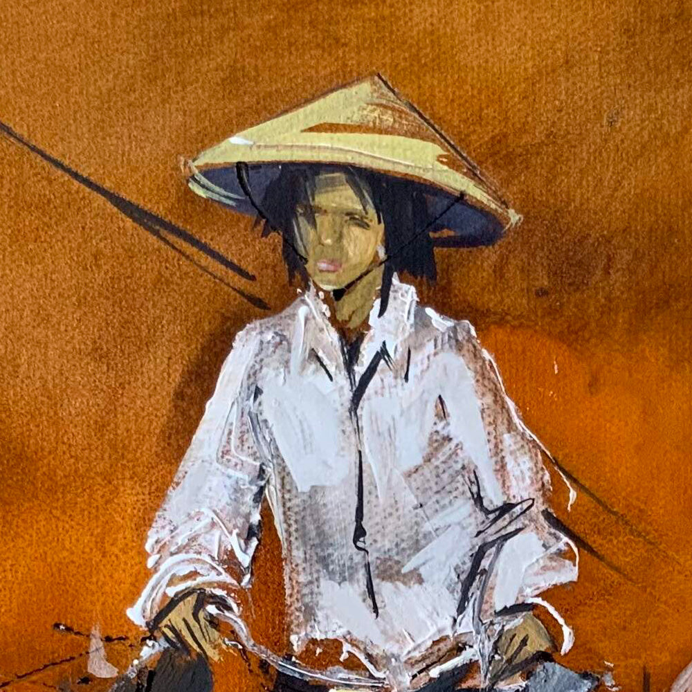 Vietnamesin - Unikat (40x40cm)