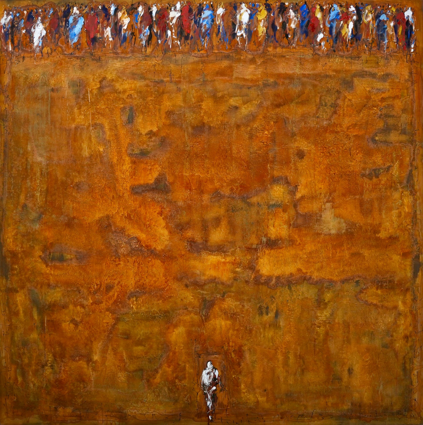 Tempel - Unikat (200x200cm)