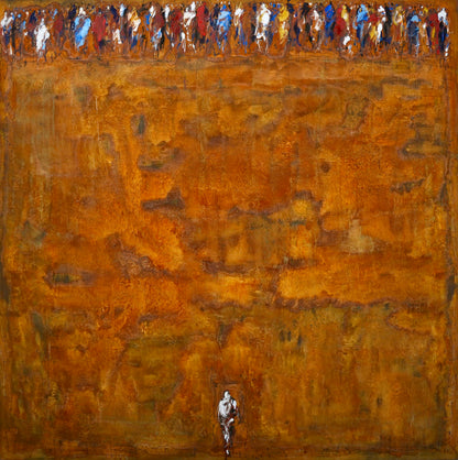 Tempel - Unikat (200x200cm)