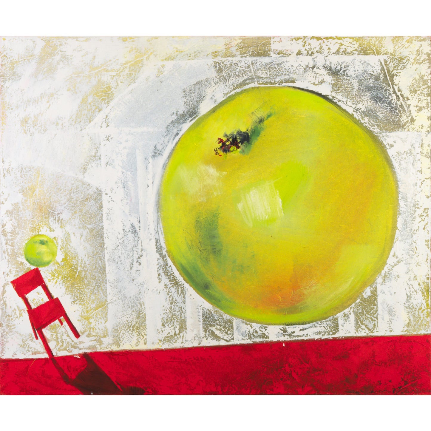 Äpfel mit Stuhl 2 Bild 1