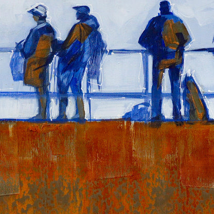 Am Hafen - Unikat (100x50cm)