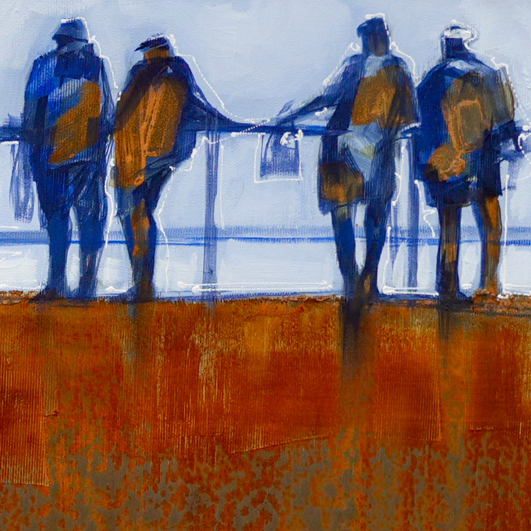 Am Hafen - Unikat (100x50cm)