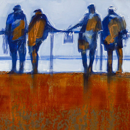 Am Hafen - Unikat (100x50cm)