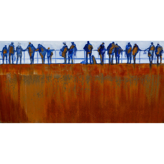 Am Hafen - Unikat (100x50cm)