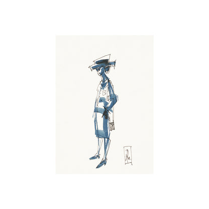 Coco Chanel - Kunstdruck (15x20cm)