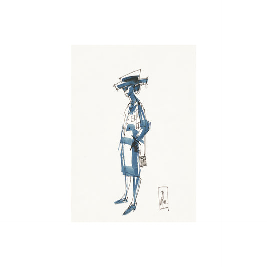 Coco Chanel - Kunstdruck (15x20cm)