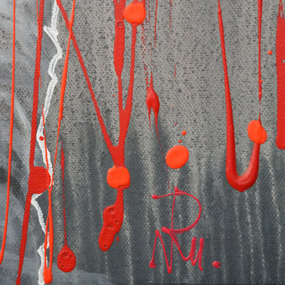 Rote Architekten - Unikat (120x100cm)