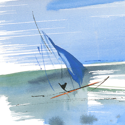 Segelboote - Kunstdruck (60x40cm)