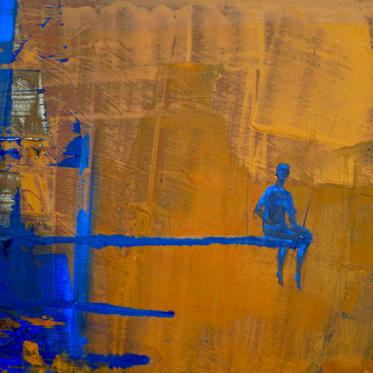 Blue Gravity - Unikat (130x130cm)