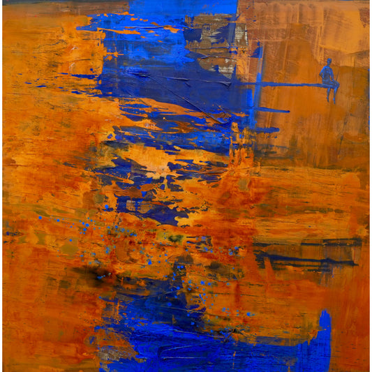 Blue Gravity - Unikat (130x130cm)