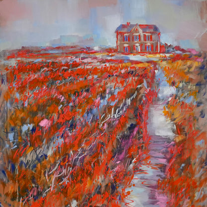 Château an der Loire - Unikat (130x90cm)