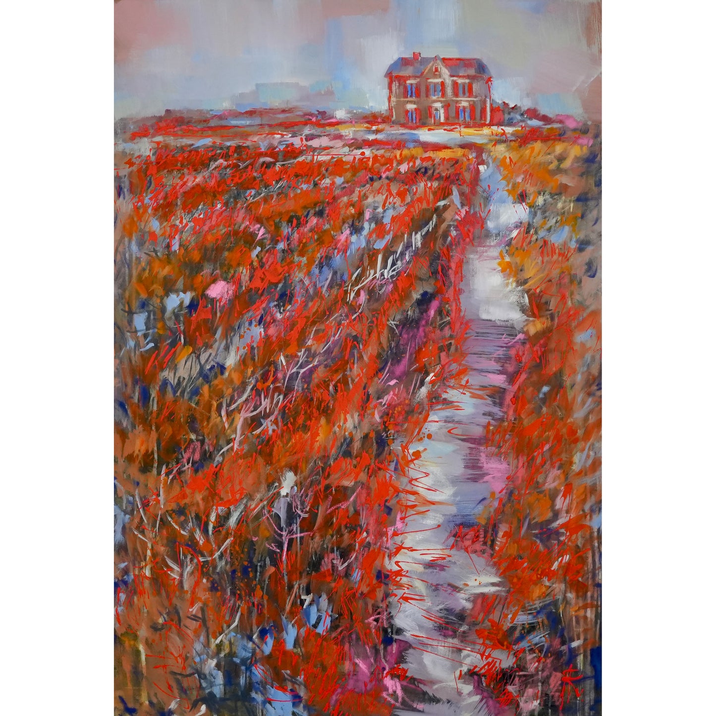 Château an der Loire - Unikat (130x90cm)