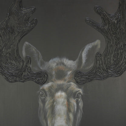 Elch - Unikat (70x120cm)