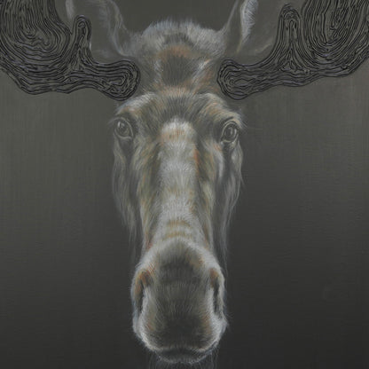 Elch - Unikat (70x120cm)