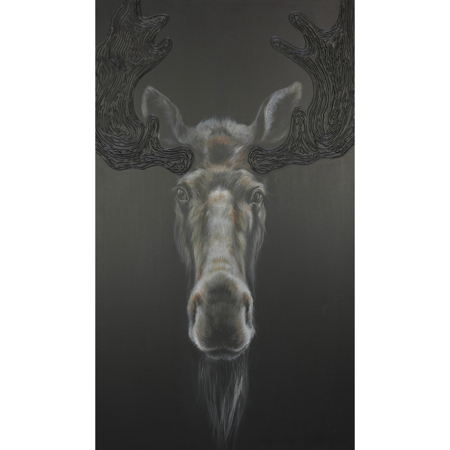 Elch - Unikat (70x120cm)