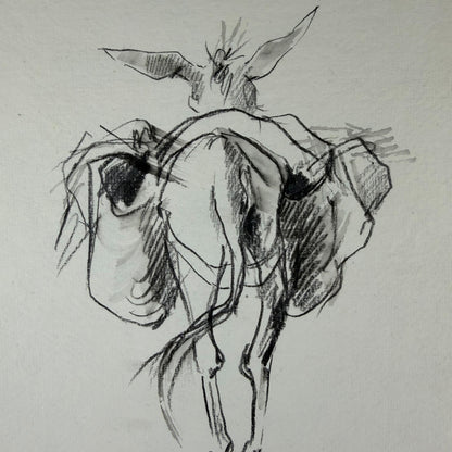 Esel 1 - Unikat (21x30cm)