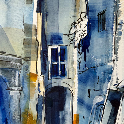 Hinterhof - Unikat (36x48cm)