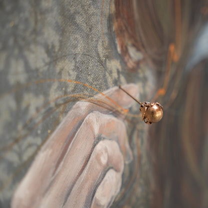 Goldnäherin - Unikat (100x120cm)