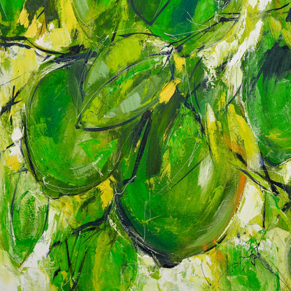 Grüne Früchte - Unikat - (120x100cm)