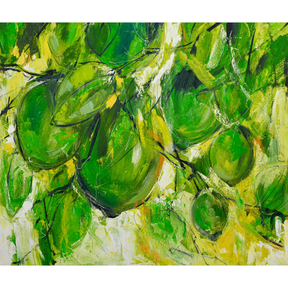 Grüne Früchte - Unikat - (120x100cm)