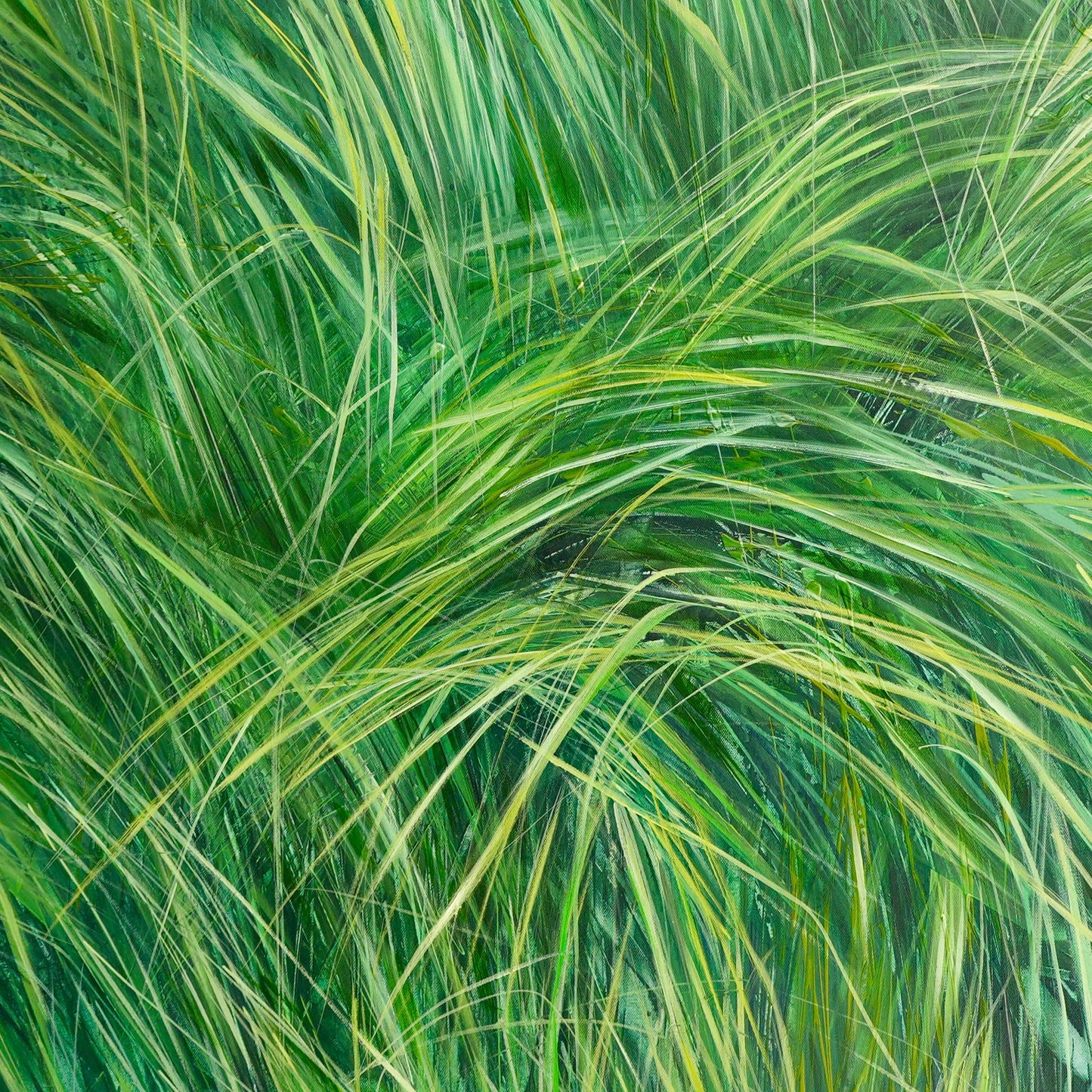 Grünes, grünes Gras - Unikat (150x120cm)