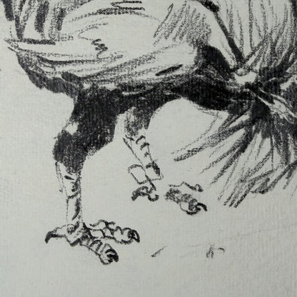Hahn 6 - Unikat (21x30.5cm)
