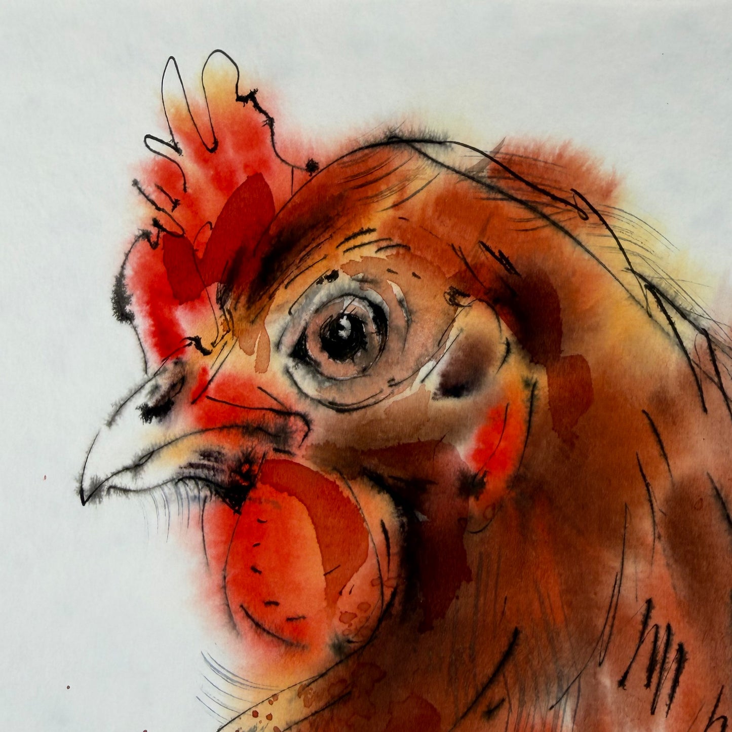 Hennifer - Unikat (40x40)