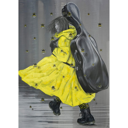 Hummelmusik - Unikat (100x140cm)