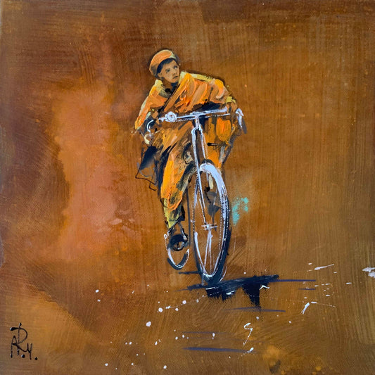 Kleiner Mönch - Unikat (40x40cm)