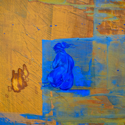 Landschaft 2 - Unikat (130x130cm)