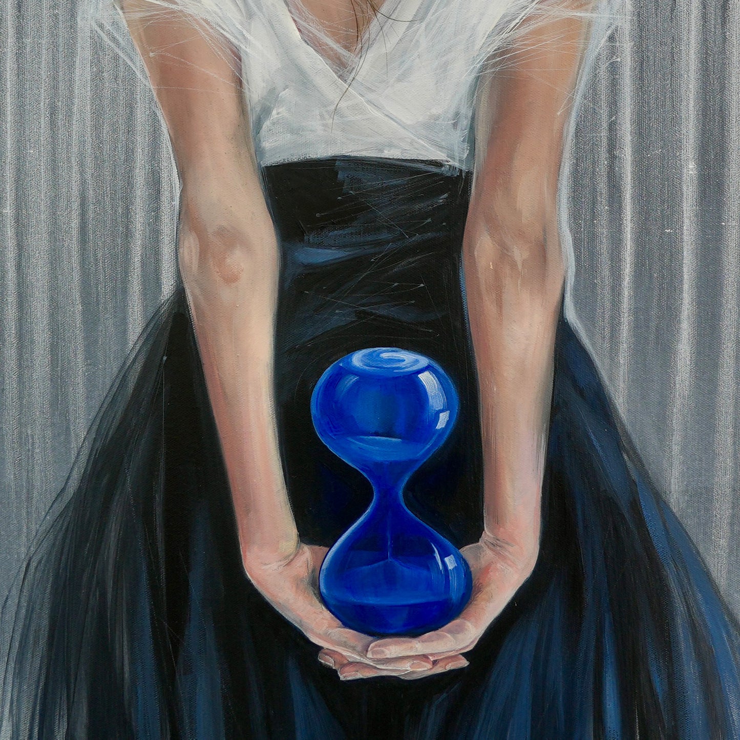 Meine Zeit in meinen Händen - Unikat (60x80cm)