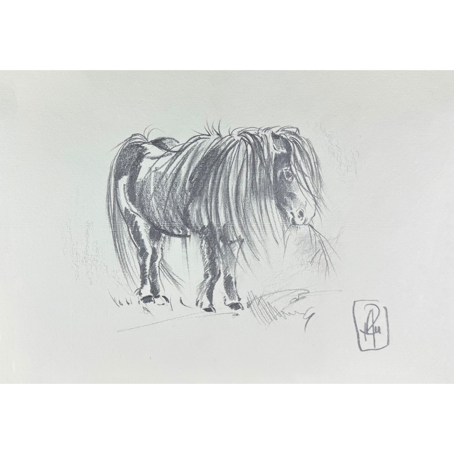 Pferd - Unikat (21x30.5cm)