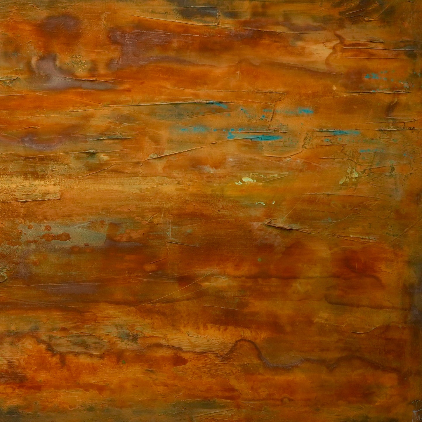 Rostlandschaft - Unikat (250x90cm)