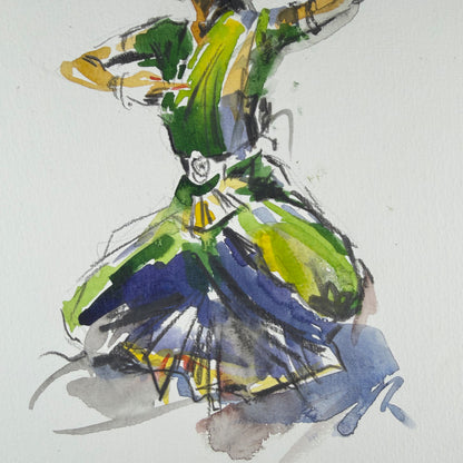 Tänzerin 1 - Unikat (24x30cm)