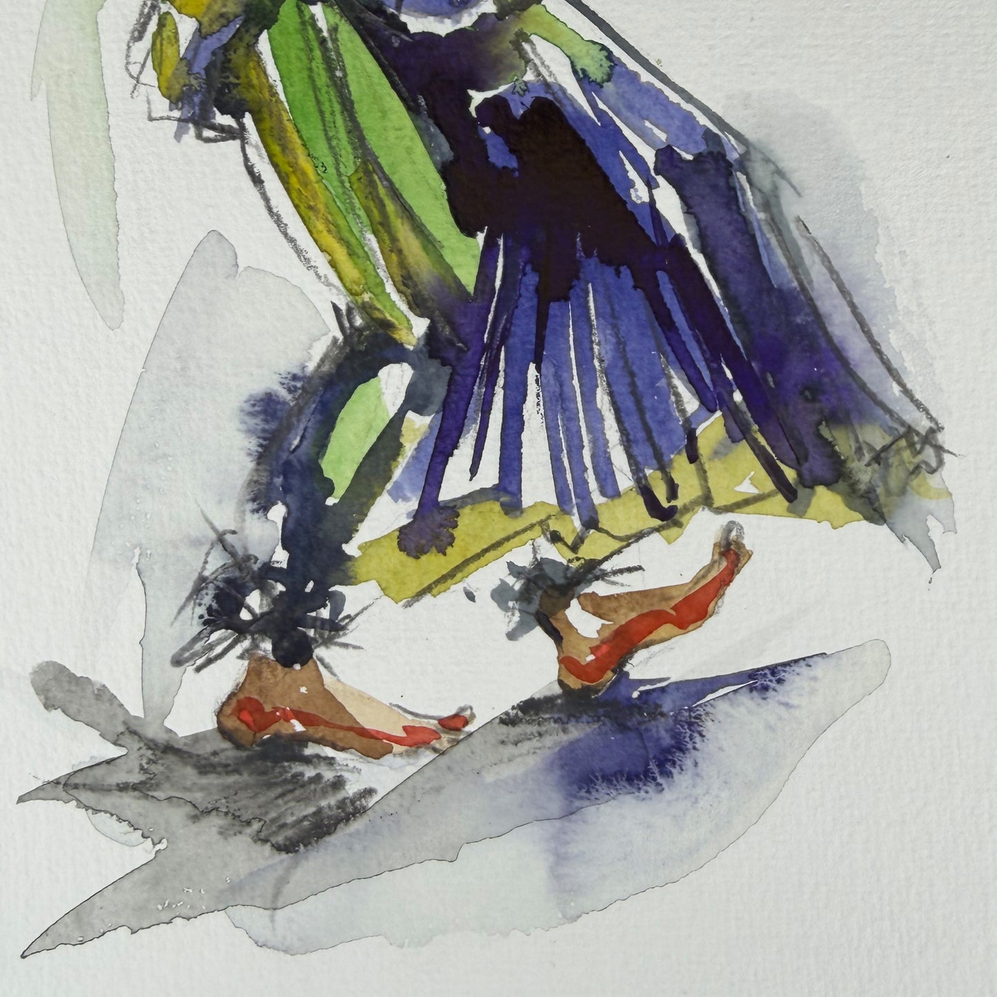 Tänzerin 2 - Unikat (24x30cm)
