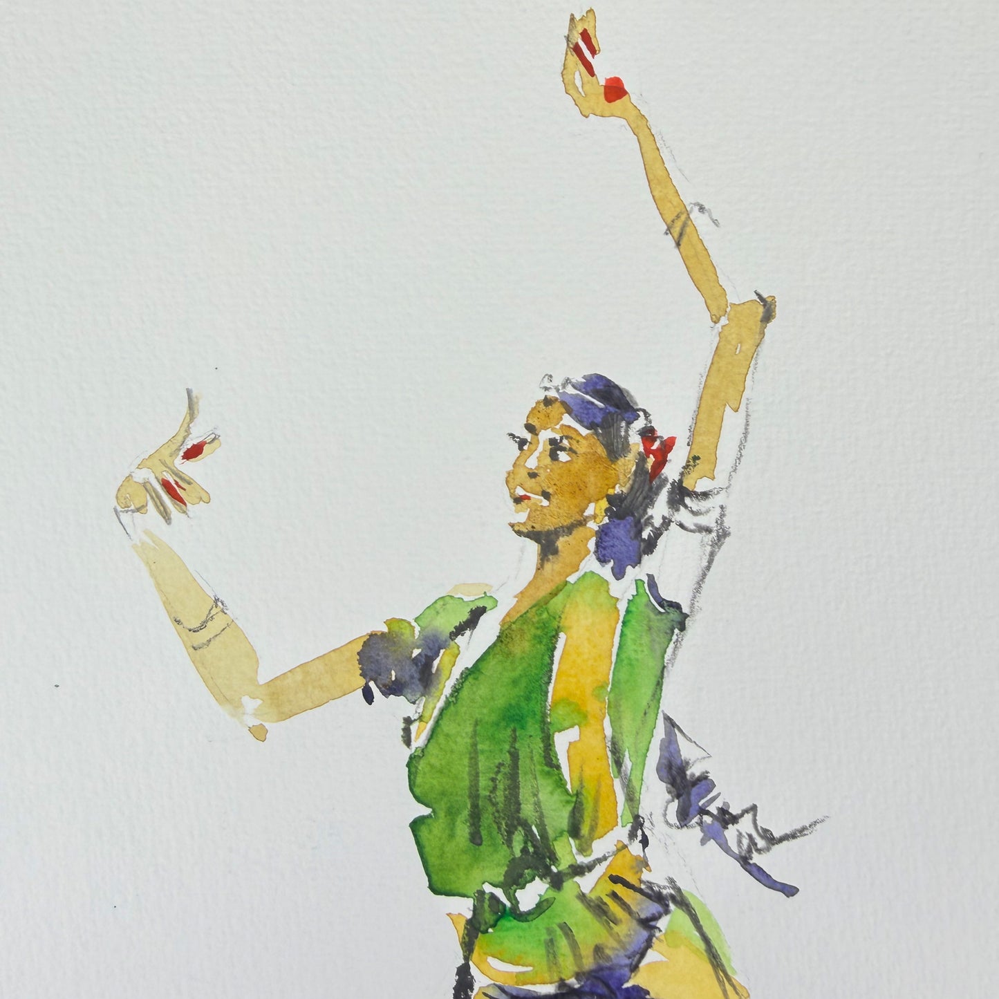 Tänzerin 3 - Unikat (24x30cm)