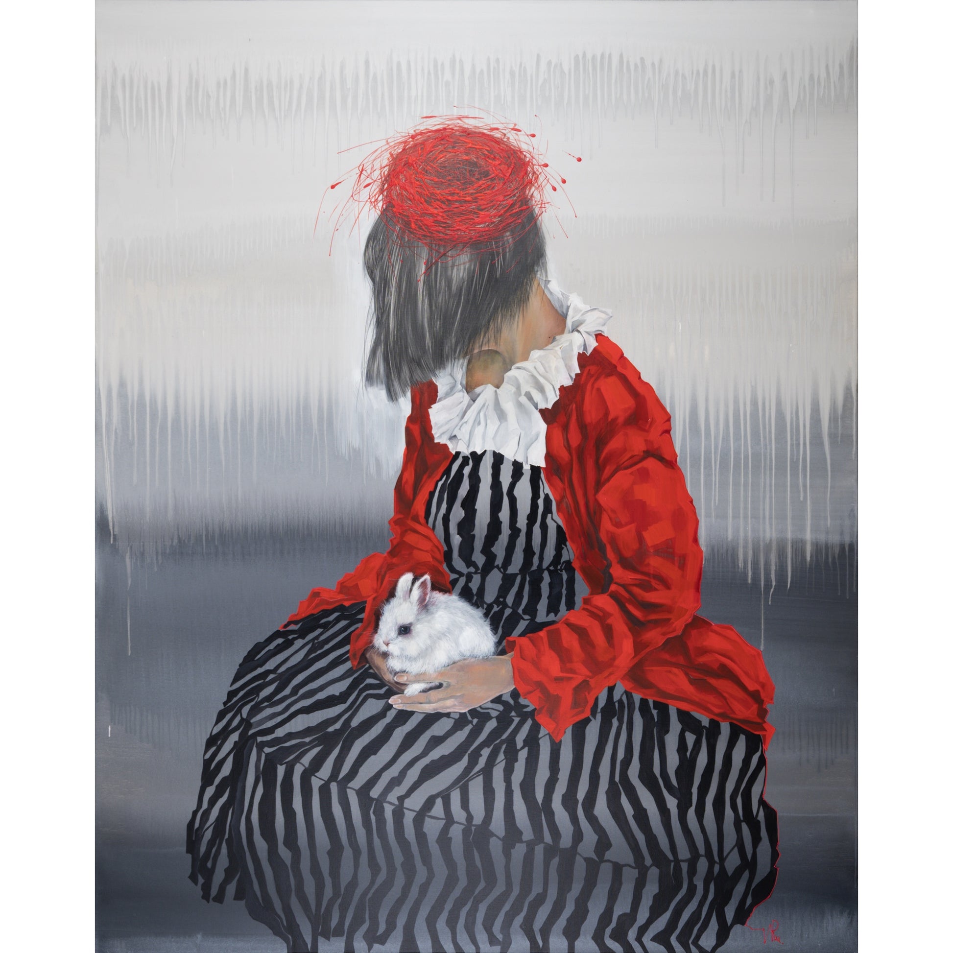 Mädchen im Schiele-Kleid Bild 1