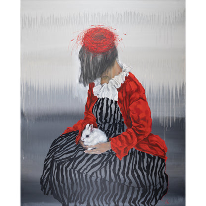 Mädchen im Schiele-Kleid Bild 1