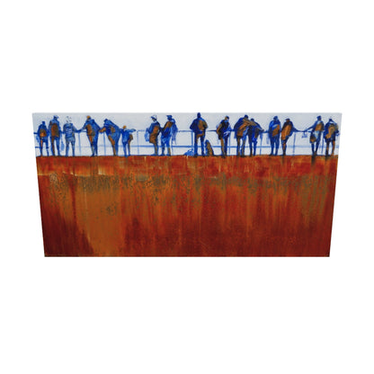 Am Hafen - Unikat (100x50cm)